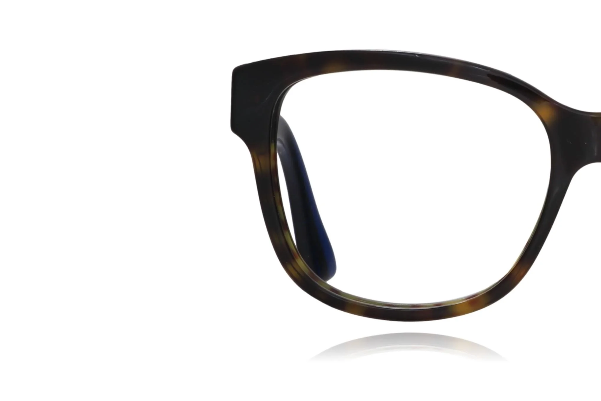 Preloved refurbished designer preloved Gucci GG00380 stripe side glasses Peep Eyewear